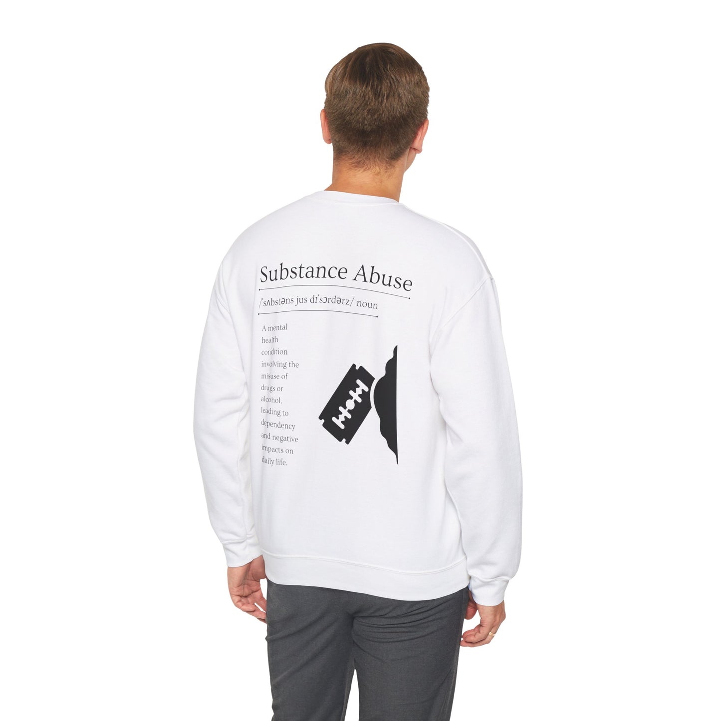 Substance Abuse Awareness Sweater | Mental Health Empowerment Sweater