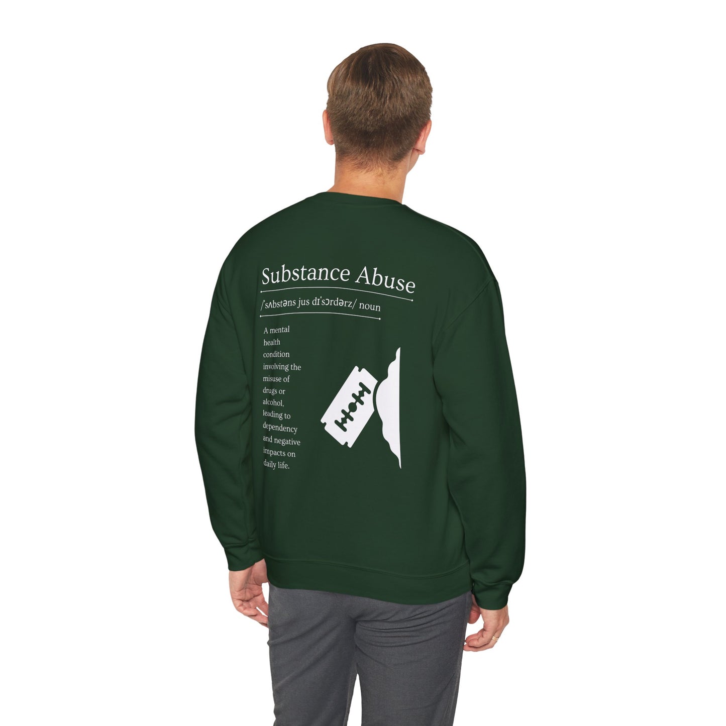 Substance Abuse Awareness Sweater | Mental Health Empowerment Sweater