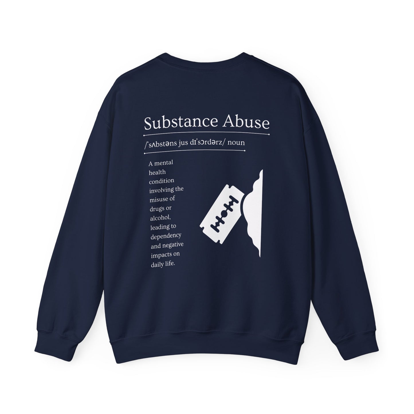 Substance Abuse Awareness Sweater | Mental Health Empowerment Sweater