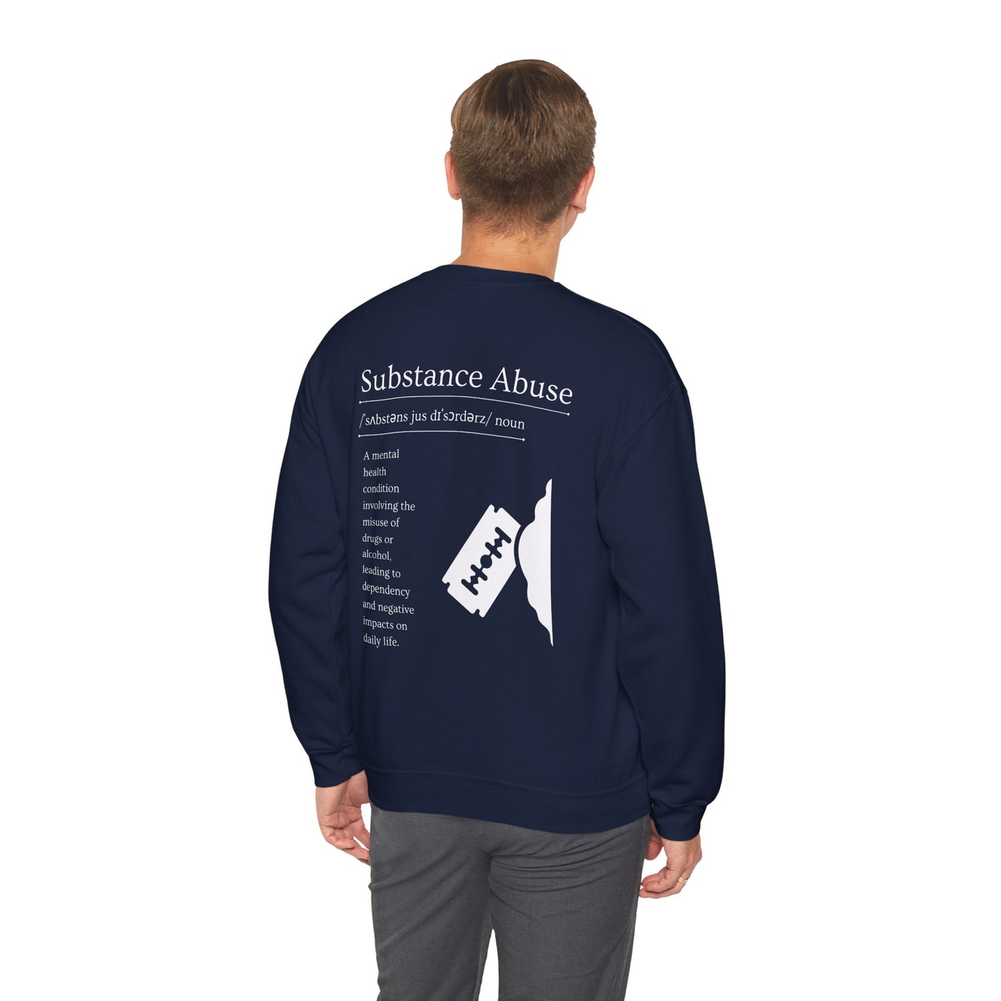 Substance Abuse Awareness Sweater | Mental Health Empowerment Sweater